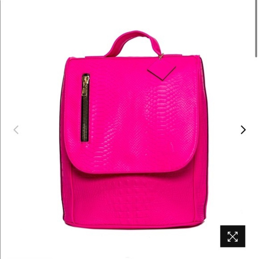 Tote & Carry Travel Backpack Hot Pink
